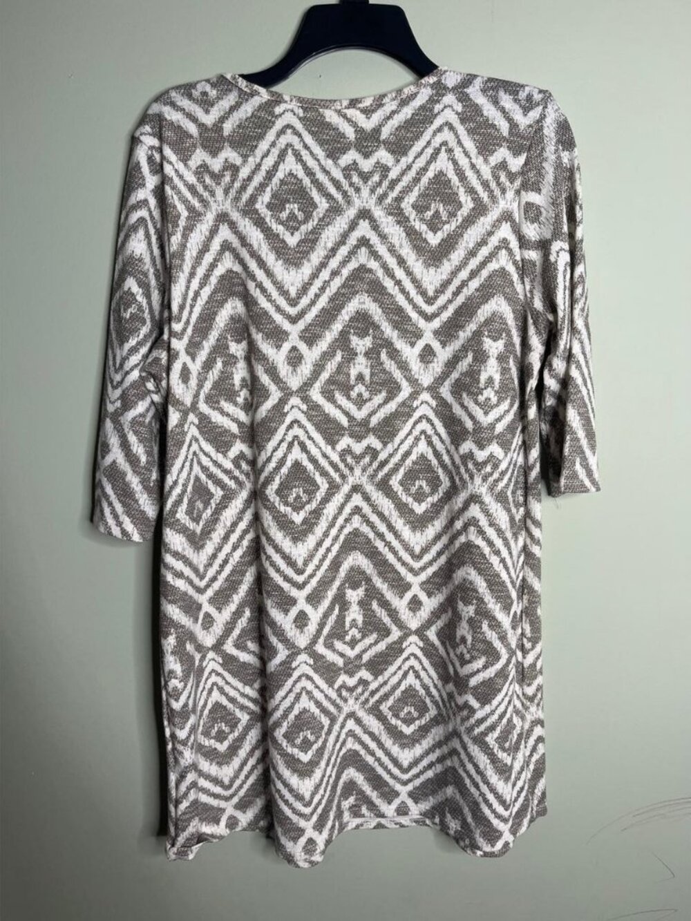 Gray Aztec Boho Dress